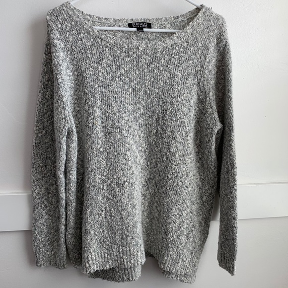 Buffalo David Bitton Sweaters - Buffalo David Bitton Gray Sweater (Buckle)